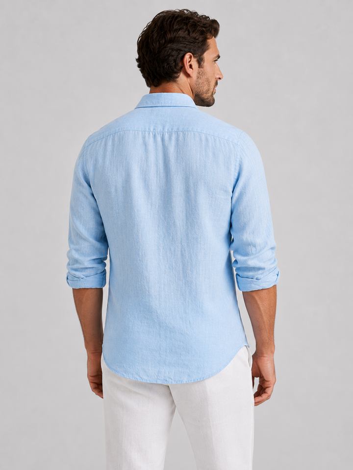 Men’s Summer Shirt with Button-Up