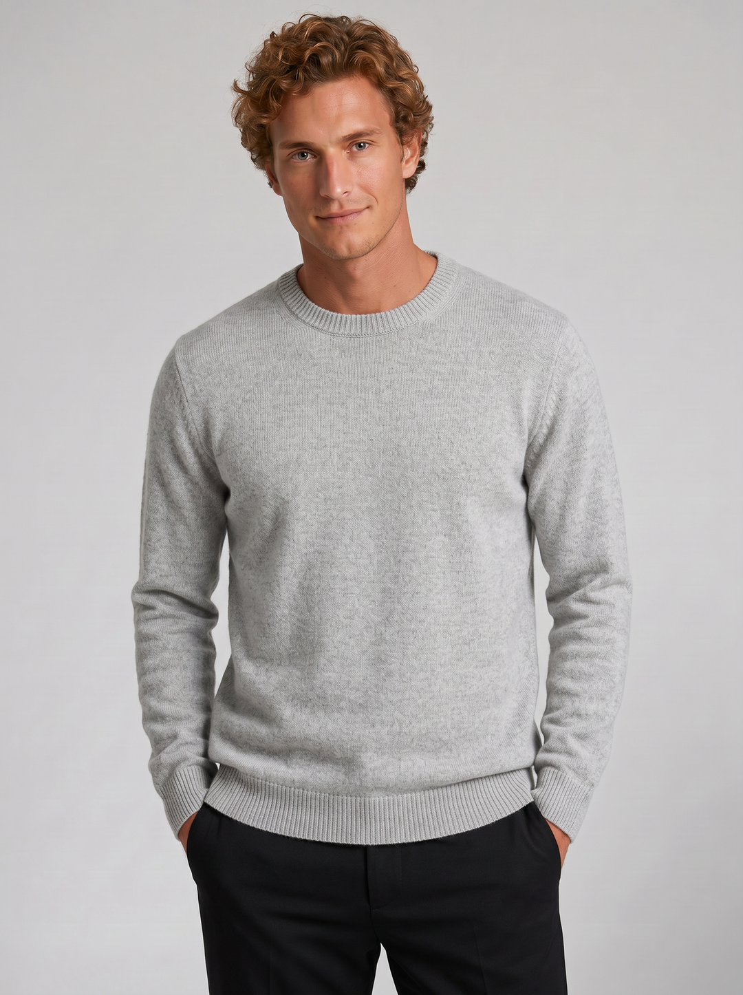Men's Cashmere Jumper – Crew Neck