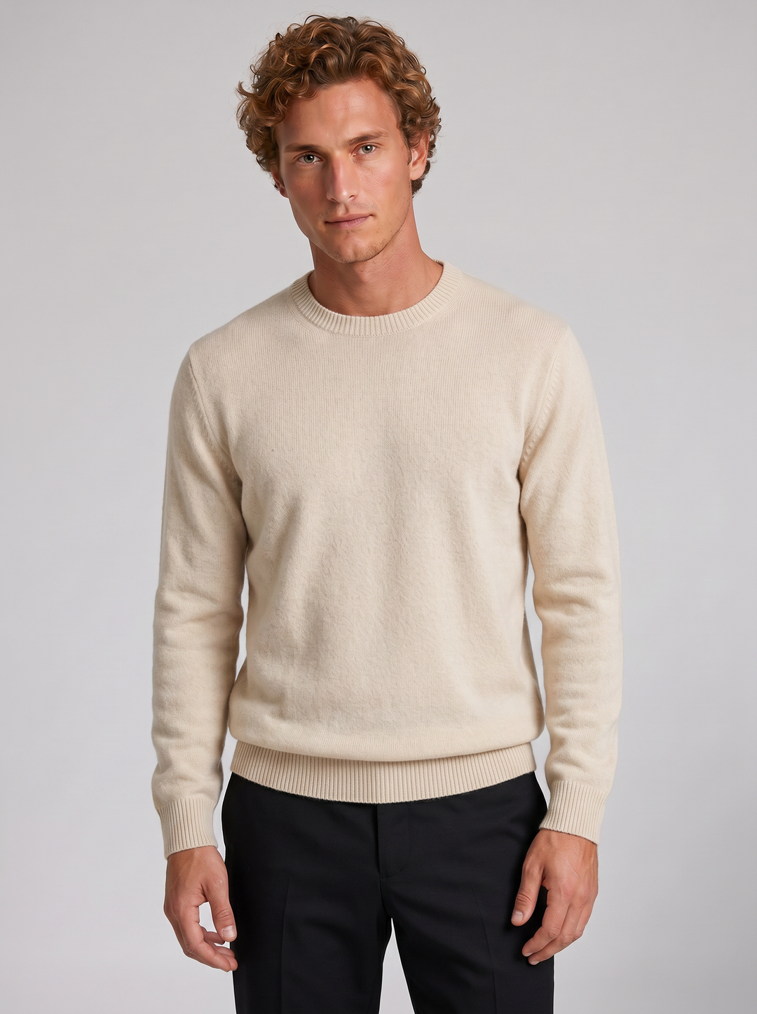 Men's Cashmere Jumper – Crew Neck
