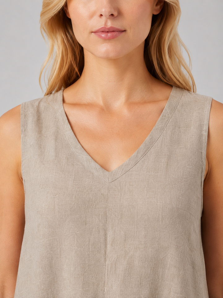 Women’s A-line Maxi Dress with V-Neck