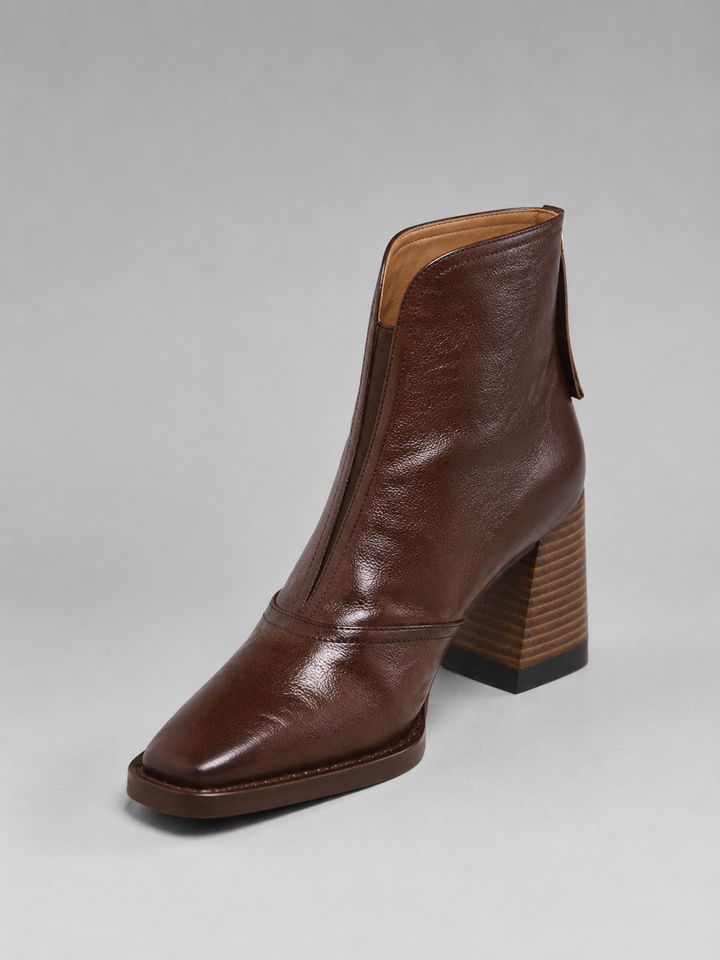 Women's Ankle Boots with Block Heel
