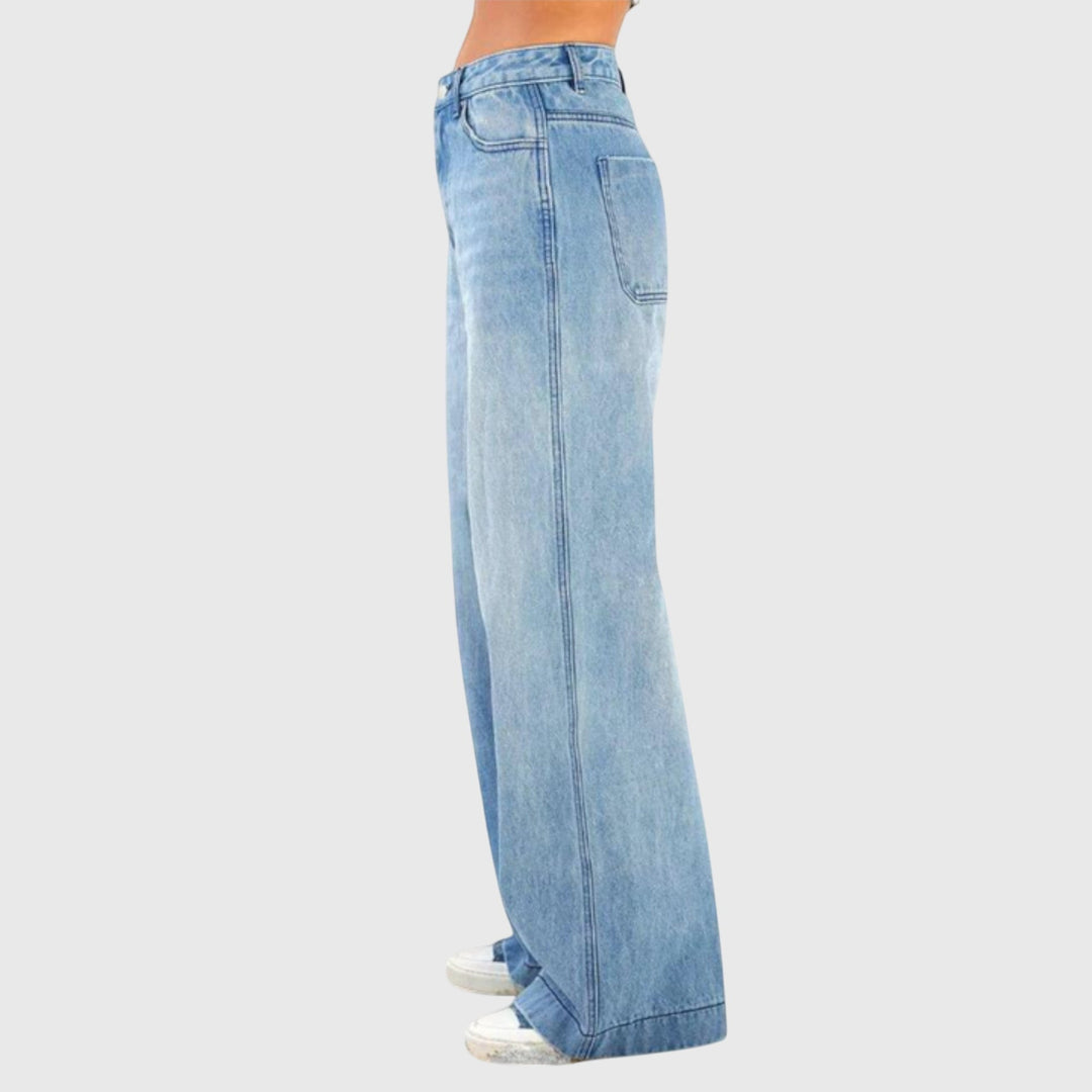 Women's Baggy Trousers with Relaxed Fit for Everyday
