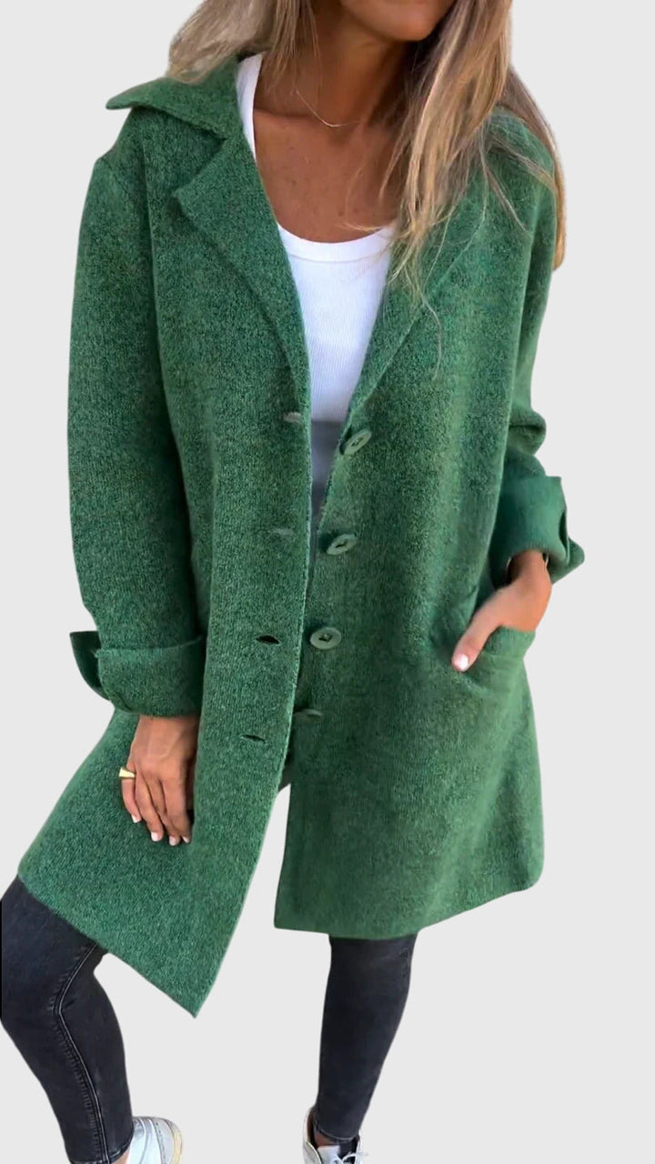 Women's Blazer with Buttons for Smart-Casual Wear