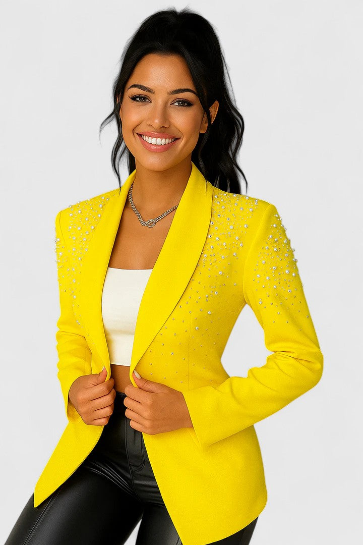 Women's Blazer with pearl embellishments for Weddings