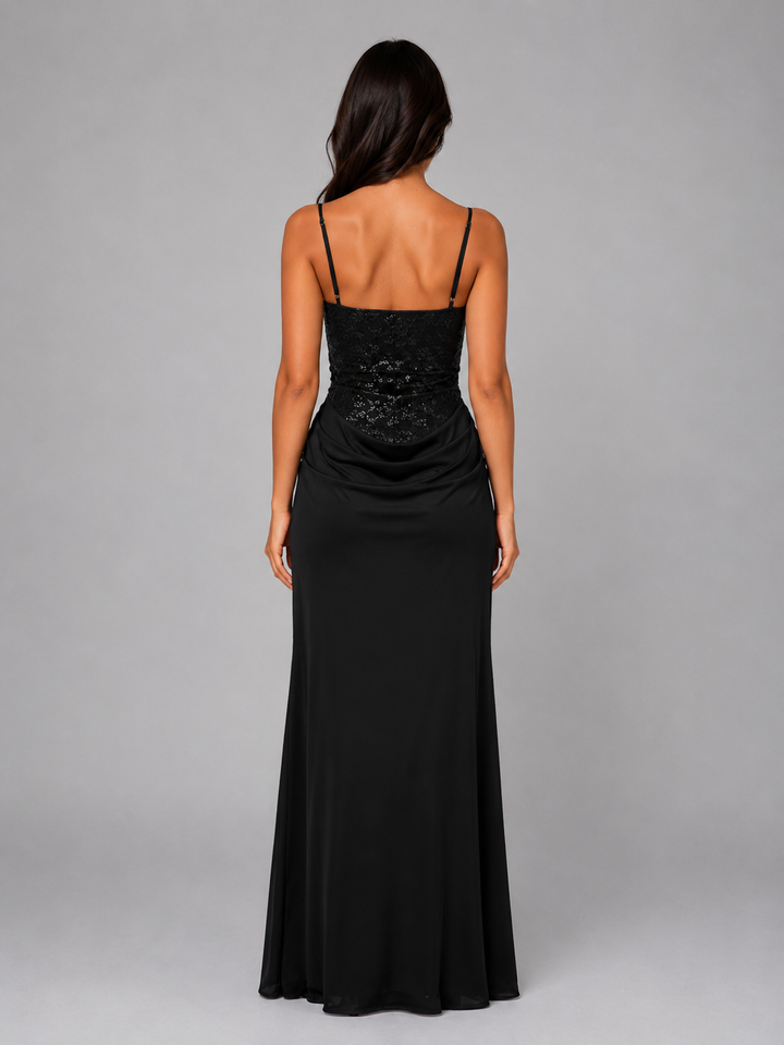 Women’s Bodice Maxi Dress with Ruched