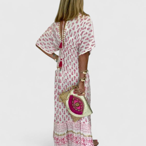 Women's Boho Maxi Dress with Airy Fit for Vacation