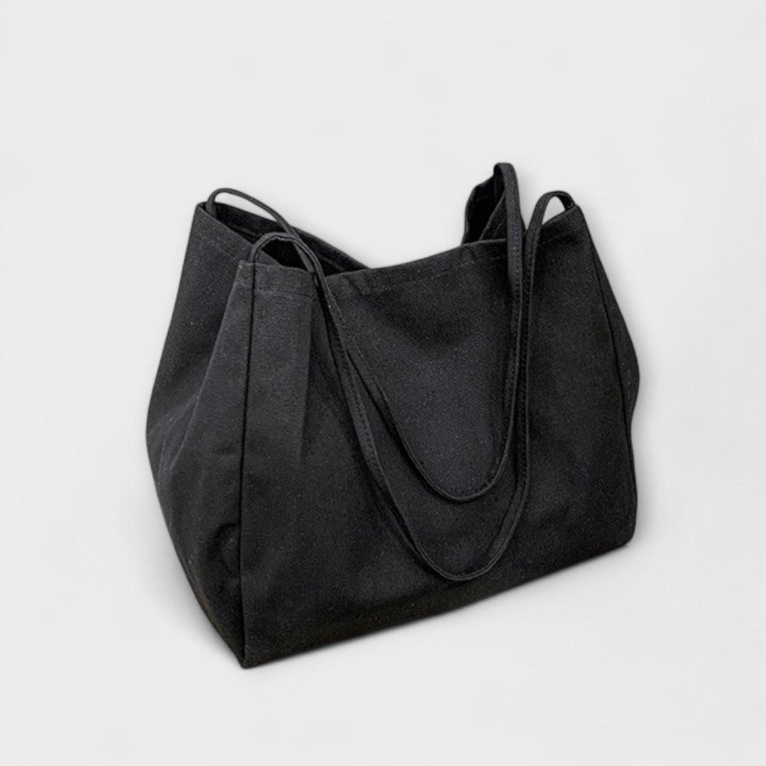 Women's Canvas Shopper Bag with Large Capacity for Errands