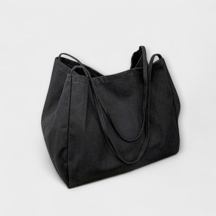 Women's Canvas Shopper Bag with Large Capacity for Errands