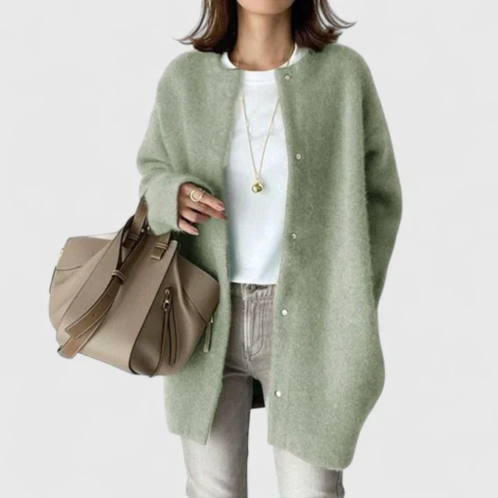 Women's Cardigan with Soft Knit for Everyday Elegance