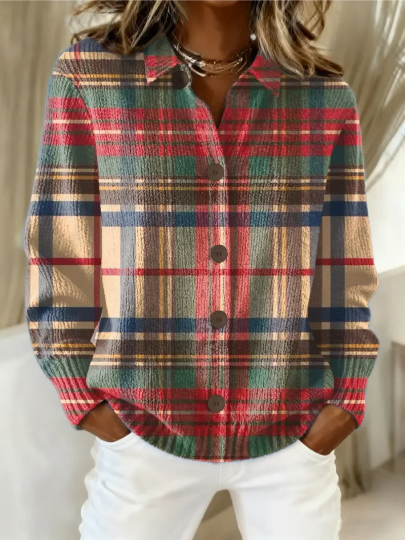 Women's Casual Blouse with Button Front for Work