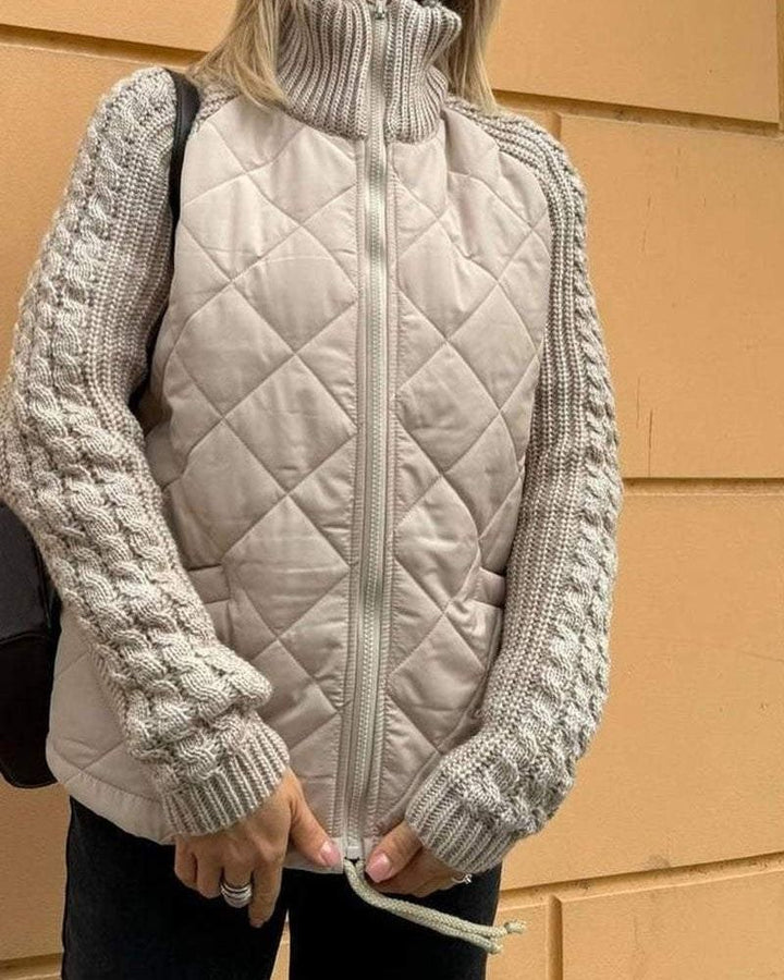 Women's Casual Jacket with Padded Body for Cold Days