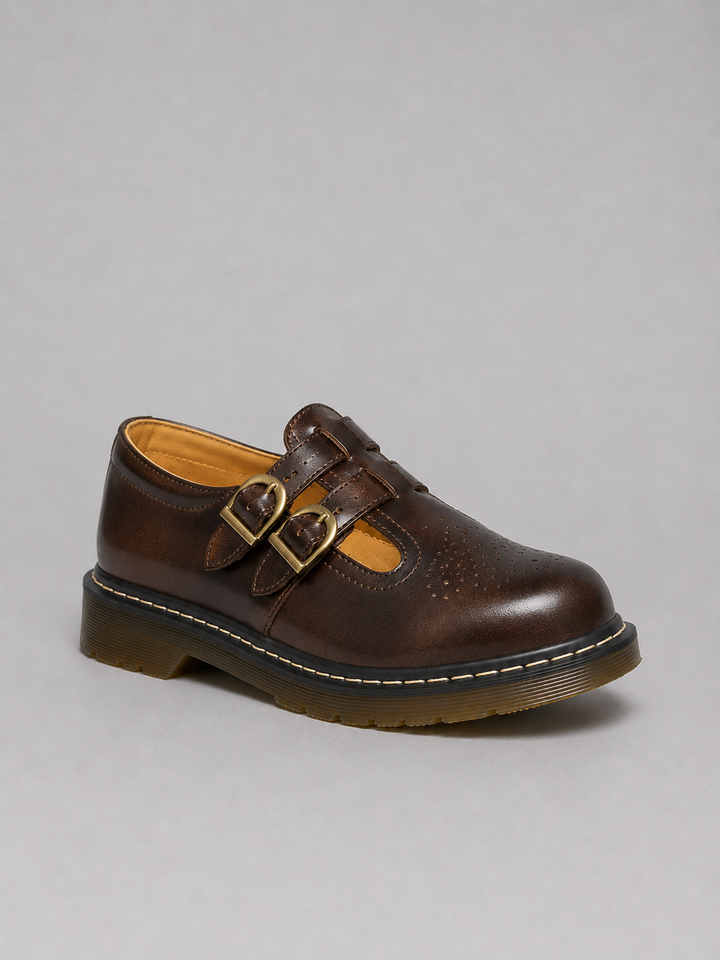 Women’s Classic Mary Jane Shoes with Buckles