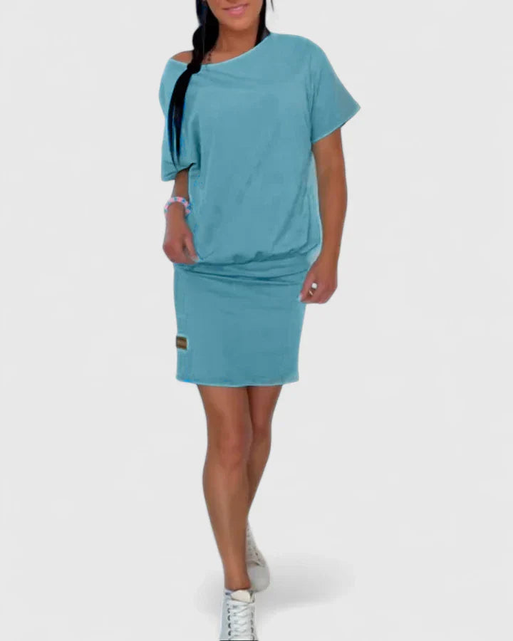 Women's Comfortable Dress with Casual Cut for Office Wear