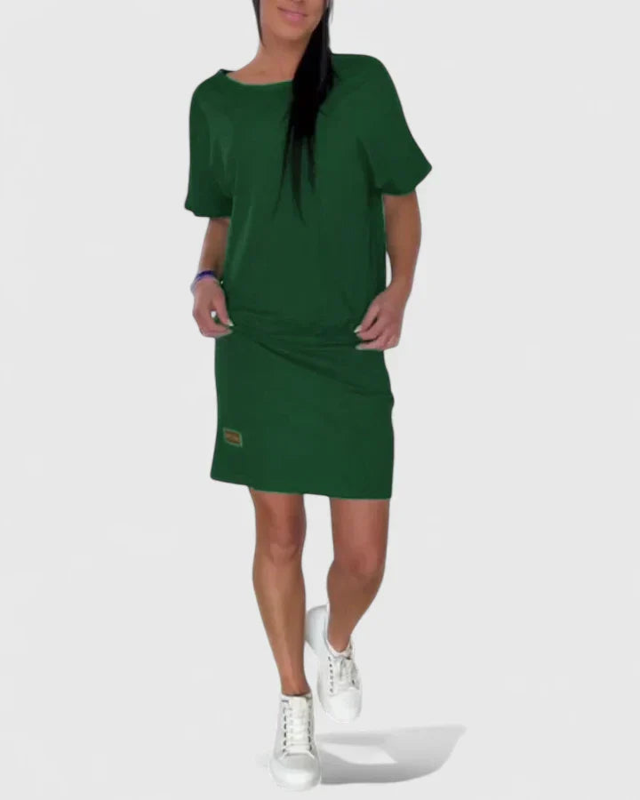 Women's Comfortable Dress with Casual Cut for Office Wear