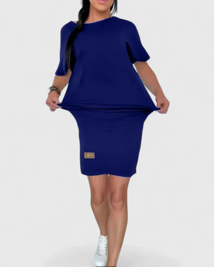 Women's Comfortable Dress with Casual Cut for Office Wear