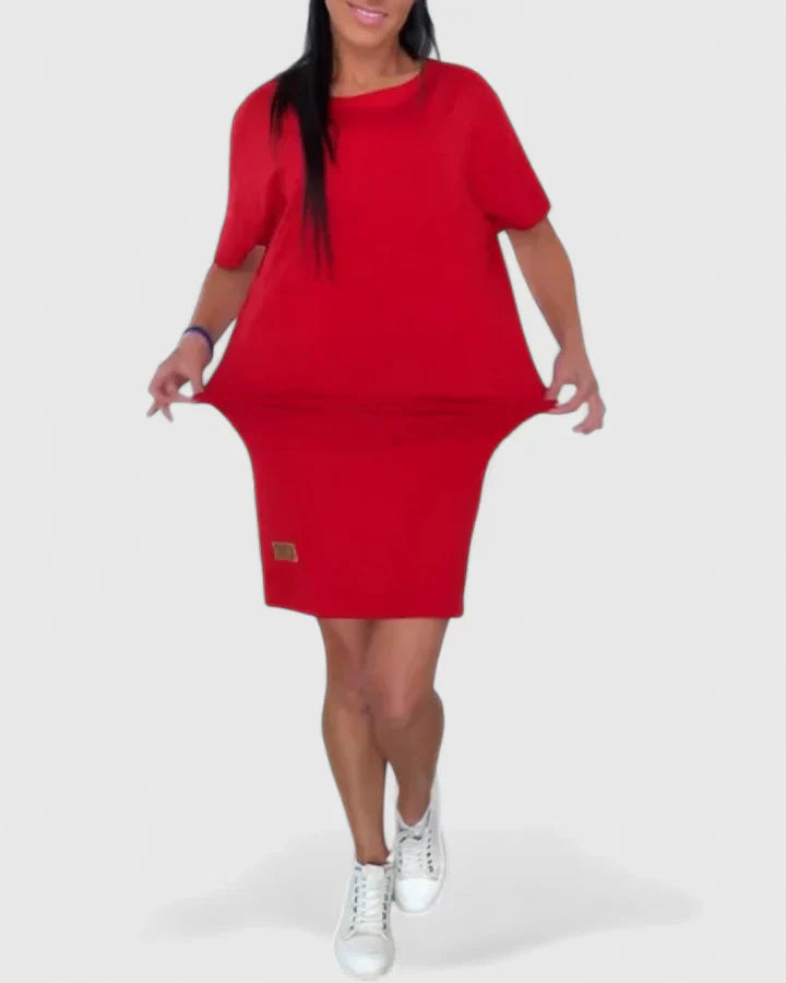 Women's Comfortable Dress with Casual Cut for Office Wear