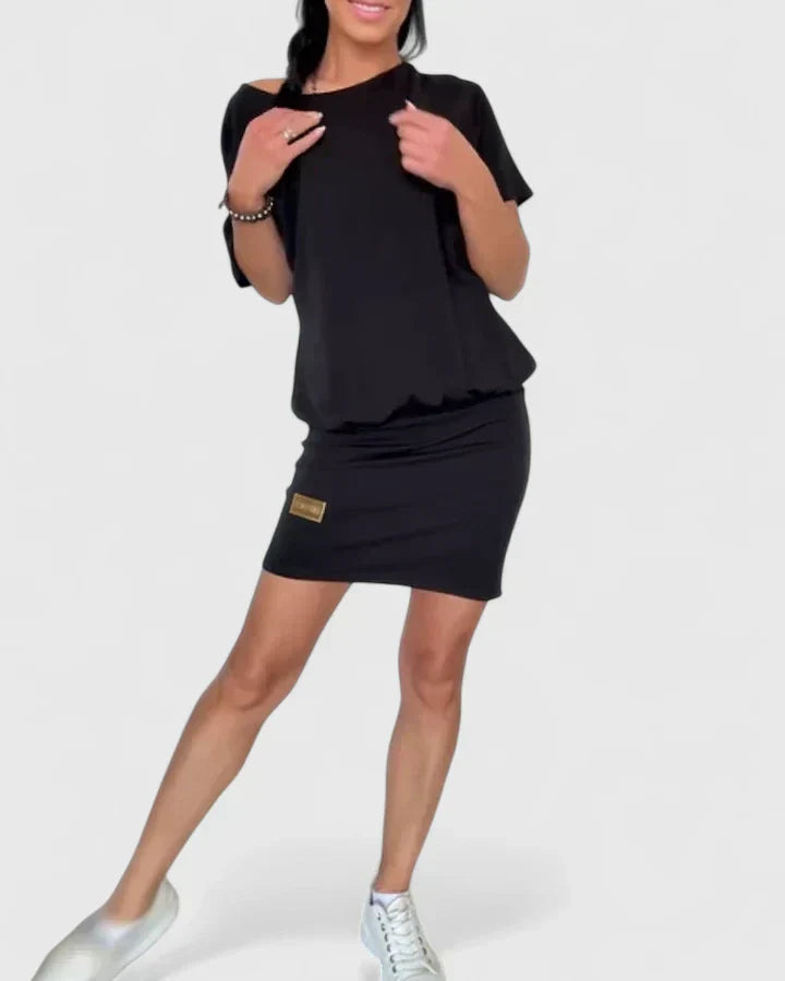 Women's Comfortable Dress with Casual Cut for Office Wear