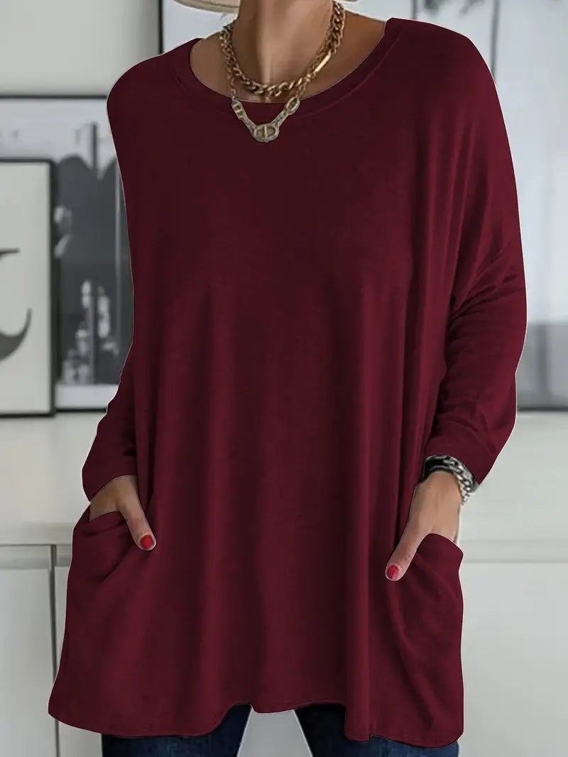 Women's Comfortable Top with flowing cut for work