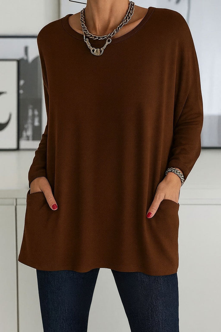Women's Comfortable Top with flowing cut for work