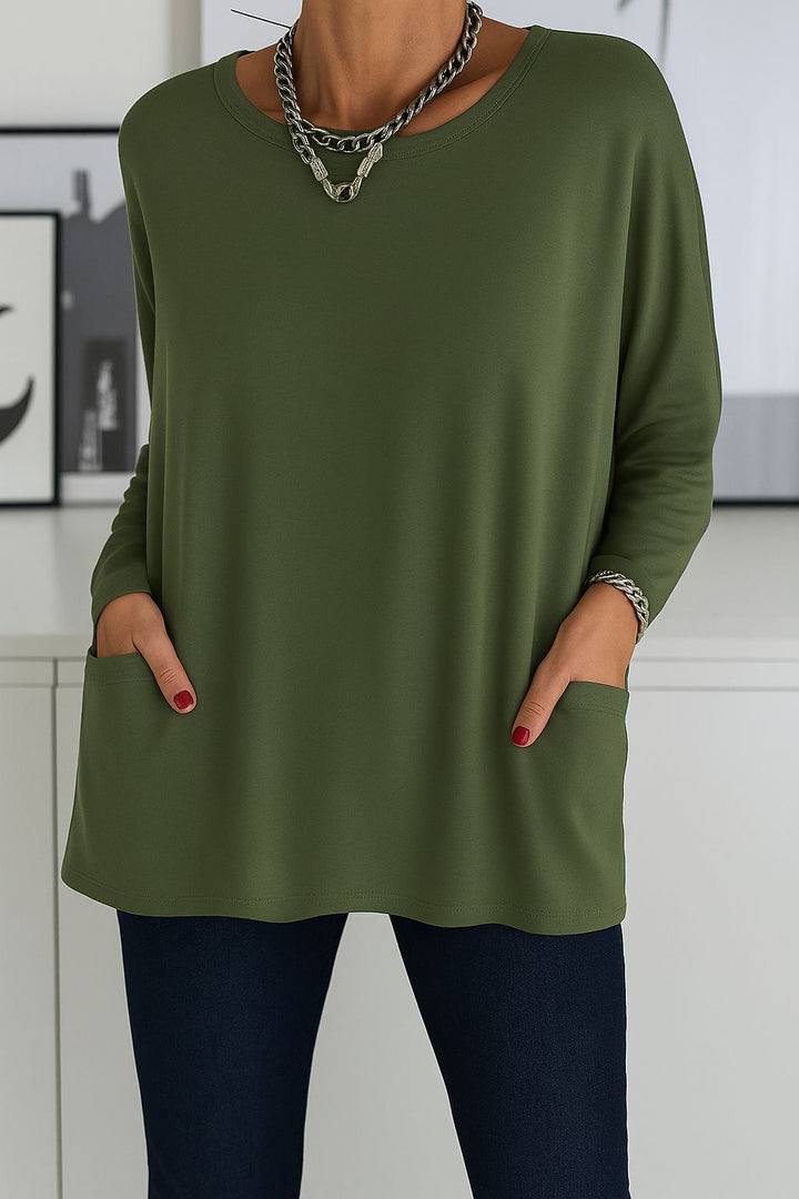 Women's Comfortable Top with flowing cut for work