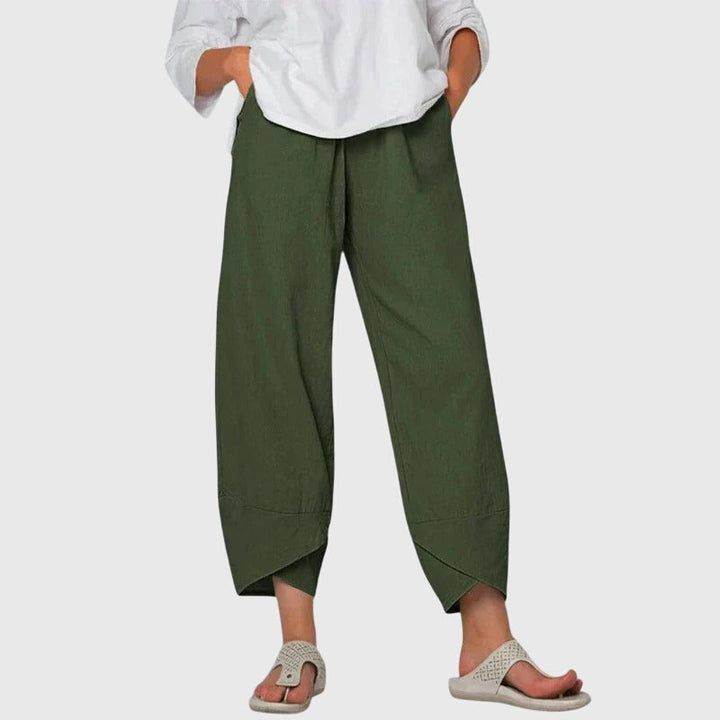 Women's Comfortable Trousers with Wide-Leg Fit for Easy Move