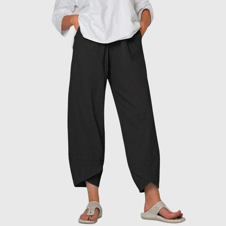 Women's Comfortable Trousers with Wide-Leg Fit for Easy Move