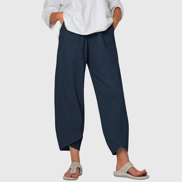 Women's Comfortable Trousers with Wide-Leg Fit for Easy Move