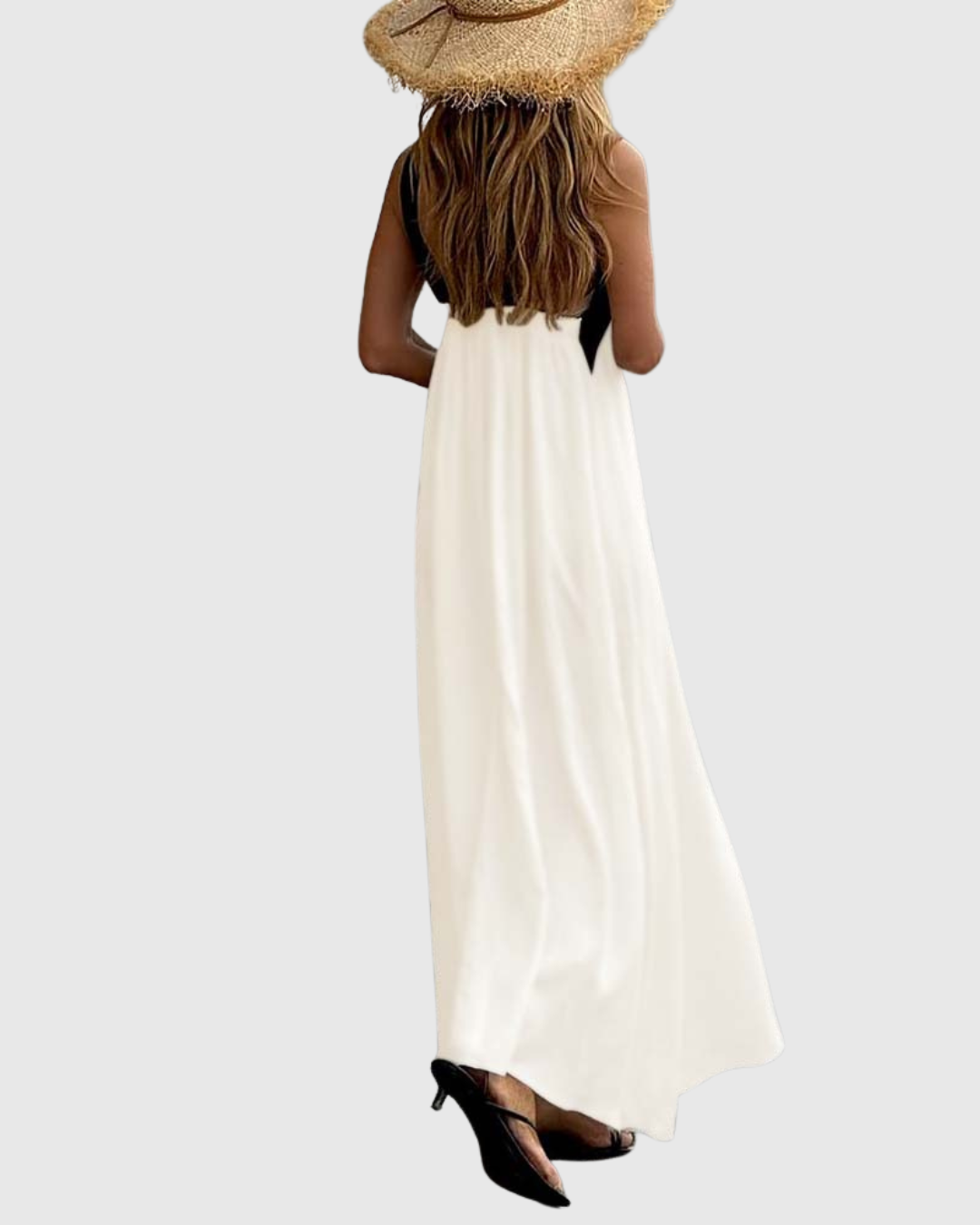 Women's Cross-Neck Dress with Halter for Summer Days