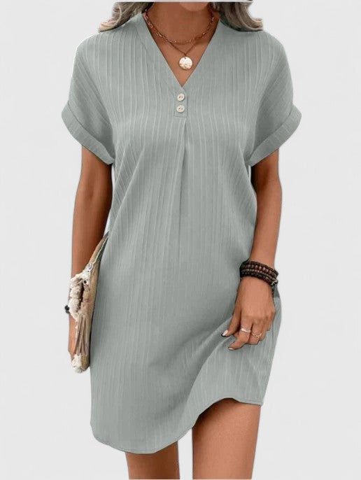 Women's Draped Dress with Relaxed Fit for Everyday Comfort