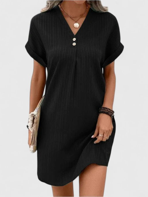 Women's Draped Dress with Relaxed Fit for Everyday Comfort
