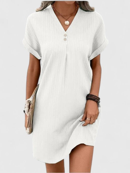 Women's Draped Dress with Relaxed Fit for Everyday Comfort