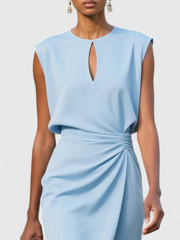 Women's Dress with Sleek Cut for Formal Events - Elegant