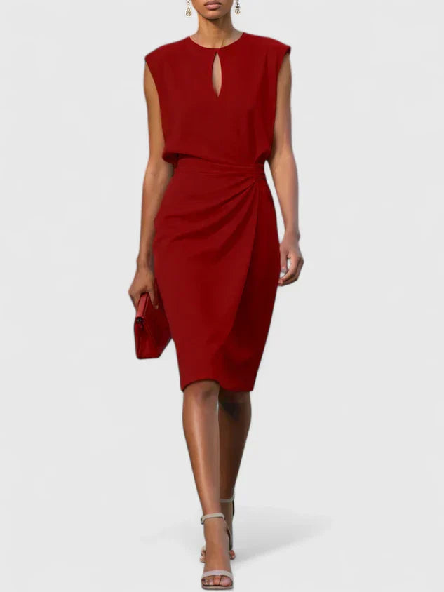 Women's Dress with Sleek Cut for Formal Events - Elegant