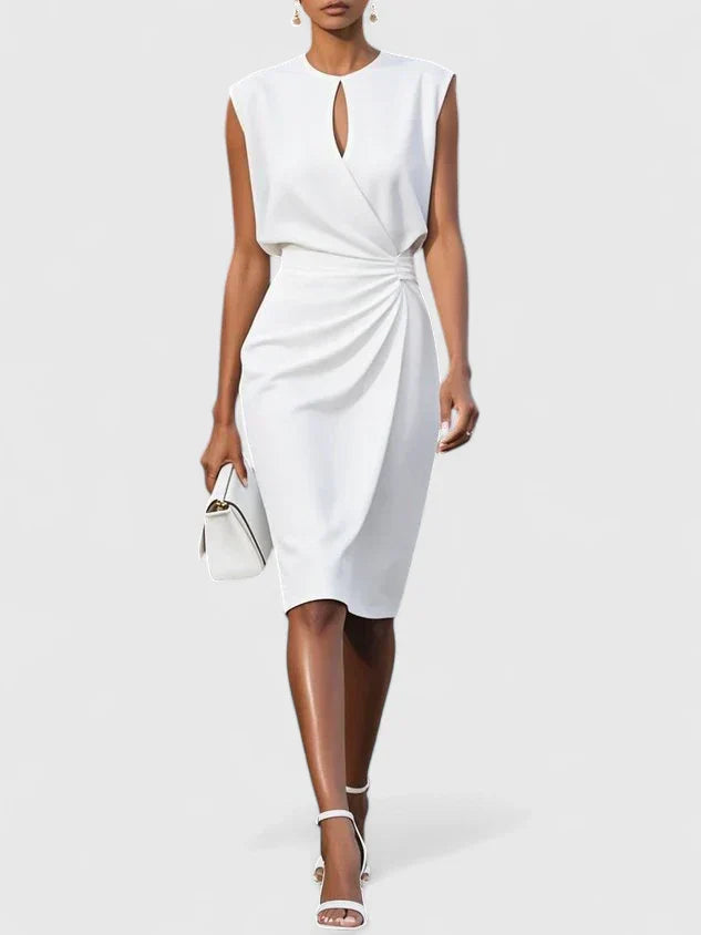 Women's Dress with Sleek Cut for Formal Events - Elegant