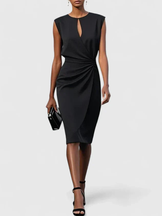 Women's Dress with Sleek Cut for Formal Events - Elegant