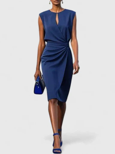 Women's Dress with Sleek Cut for Formal Events - Elegant