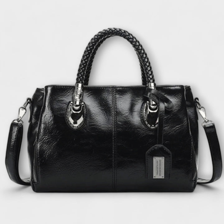 Women's Duffel Bag with Braided Handles for Work Travel