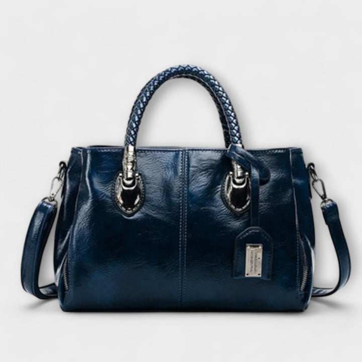 Women's Duffel Bag with Braided Handles for Work Travel