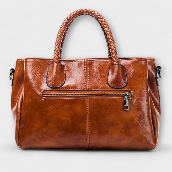 Women's Duffel Bag with Braided Handles for Work Travel