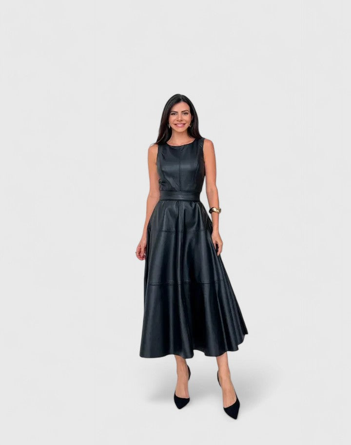 Women's Elegant Dress with Tailored Cut for Evening Events
