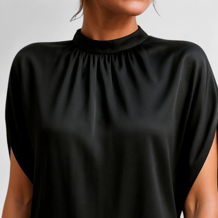 Women's Elegant Dress with V-neck for Spring/Summer