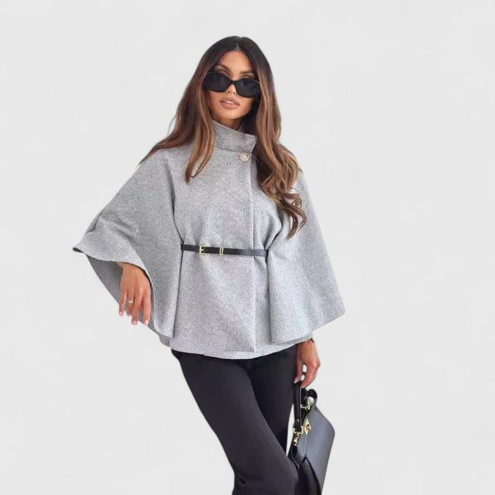 Women's Elegant Jacket with Butterfly Sleeves for Autumn