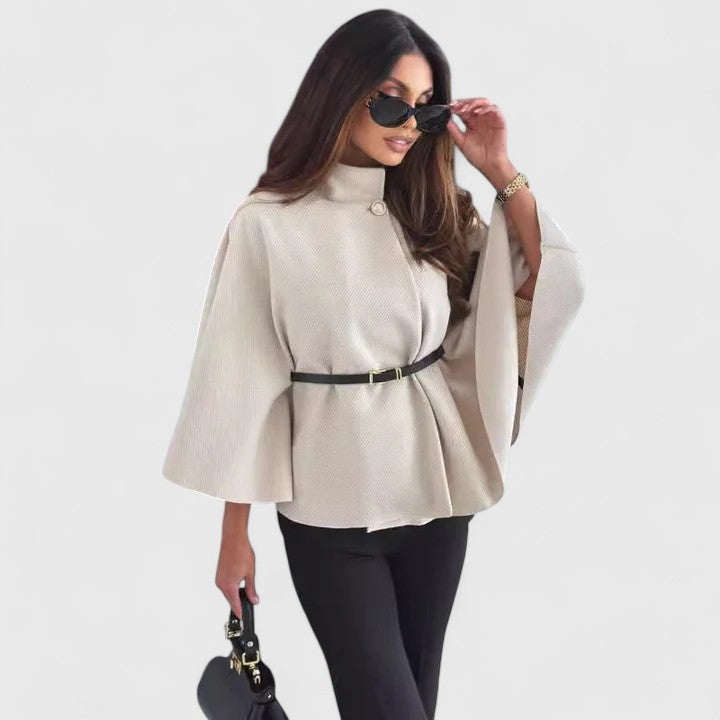 Women's Elegant Jacket with Butterfly Sleeves for Autumn