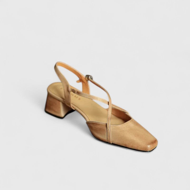 Women's Elegant Sandals with Cross Straps for Evening