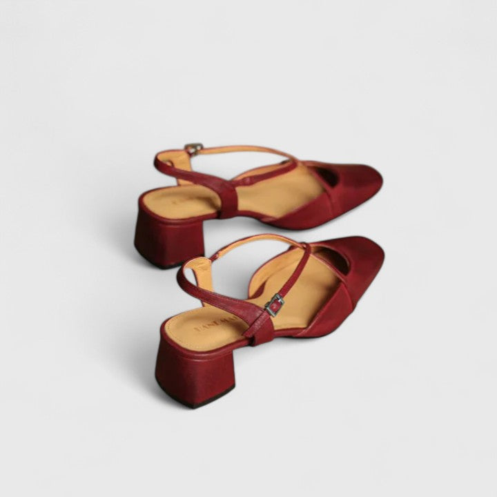 Women's Elegant Sandals with Cross Straps for Evening