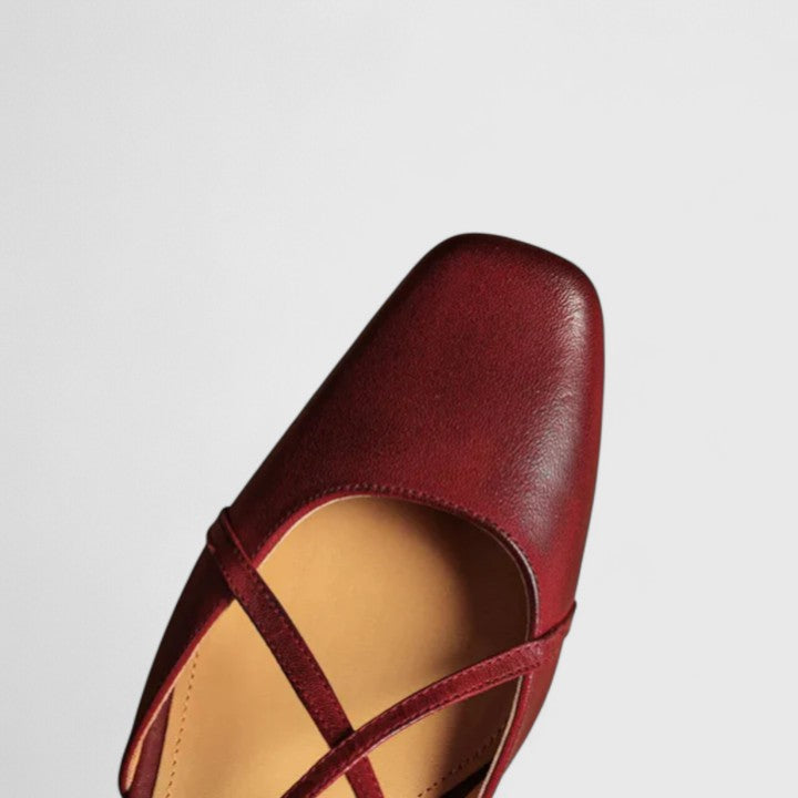 Women's Elegant Sandals with Cross Straps for Evening