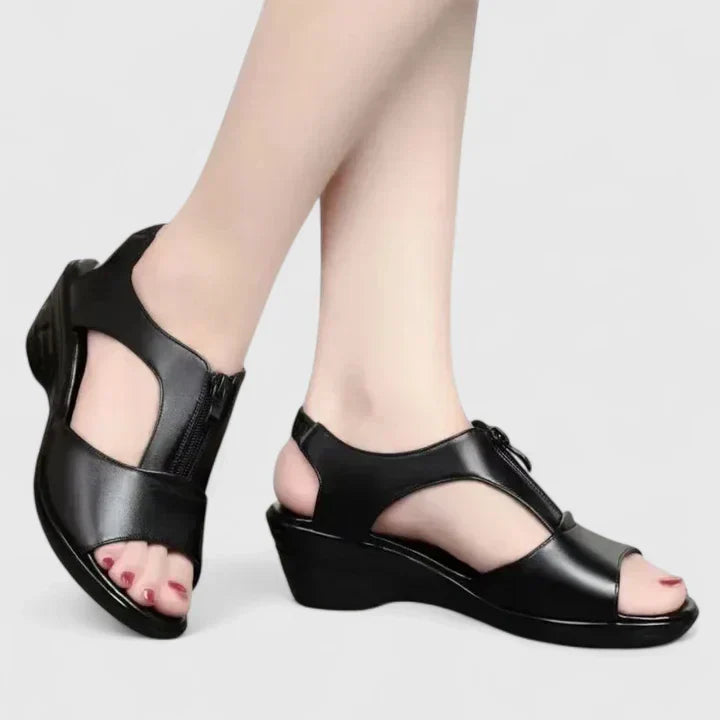 Women's Elegant Sandals with Cushioned Footbed for Summer