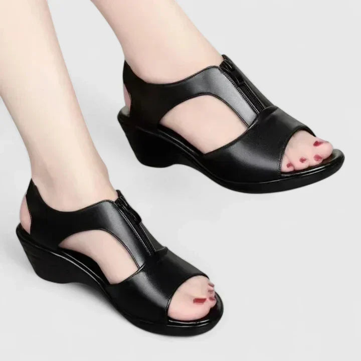 Women's Elegant Sandals with Cushioned Footbed for Summer