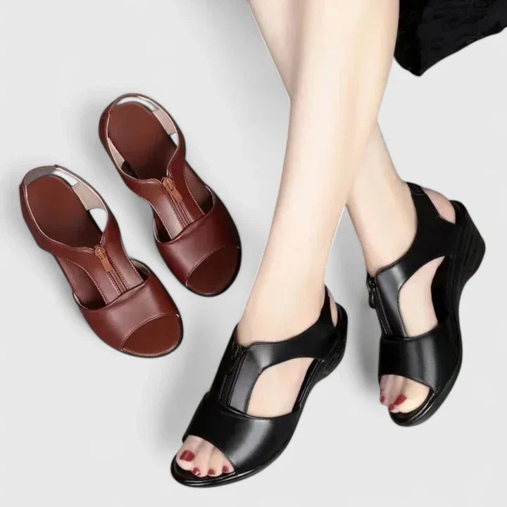 Women's Elegant Sandals with Cushioned Footbed for Summer