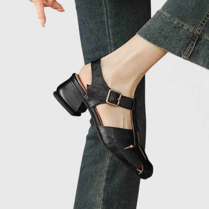 Women's Elegant Sandals with Square Toe for Day-to-Night